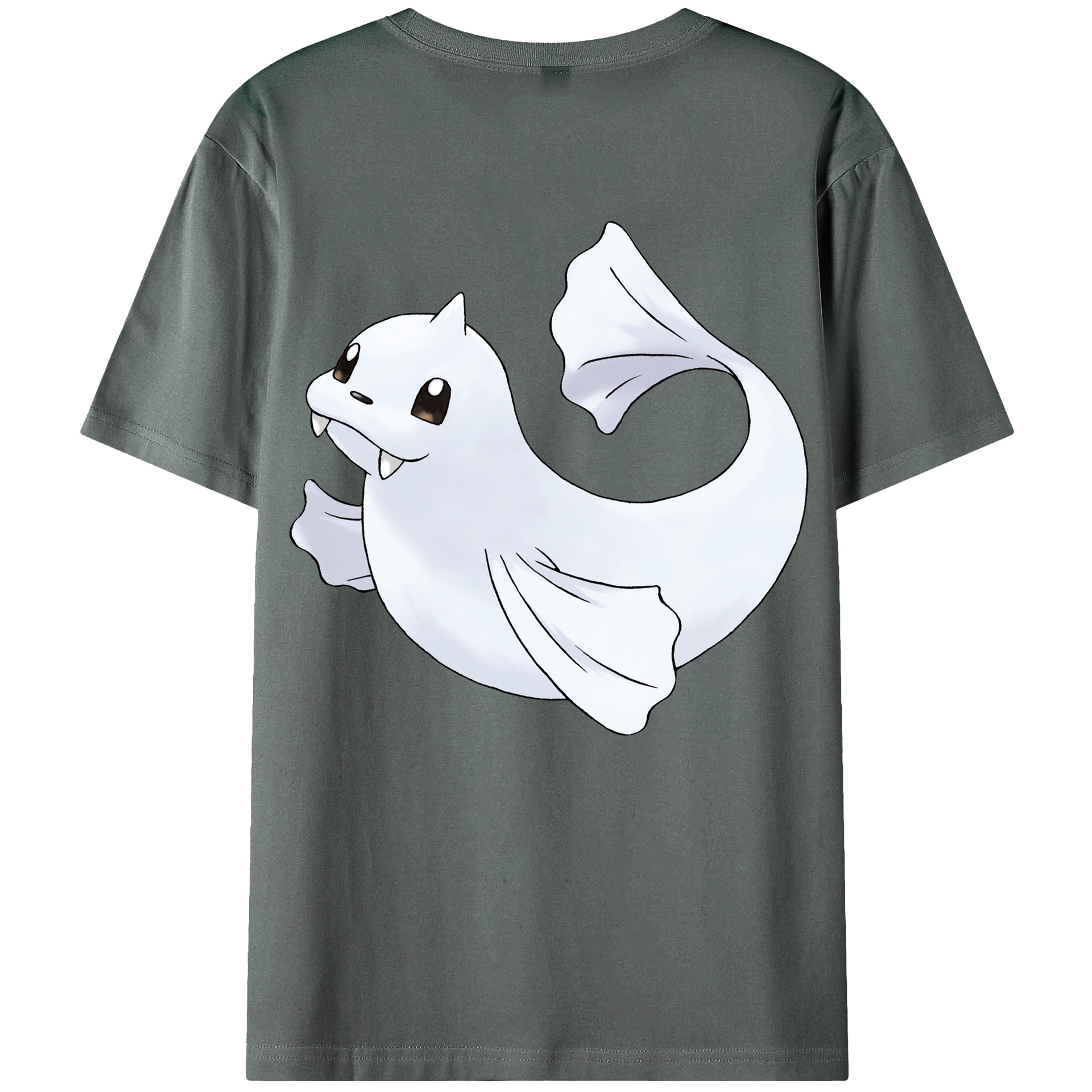 （画像用） ポケットモンスター Pokémon 綿100％ メンズ半袖Tシャツ（バックプリント） 通気性